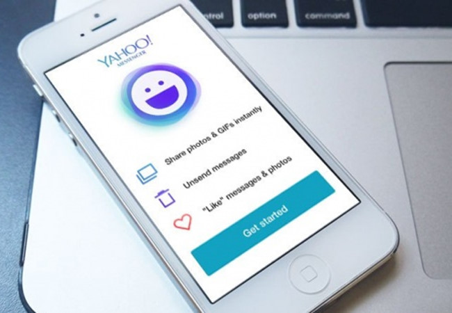 Giao diện của Yahoo Messenger phiên bản mới.